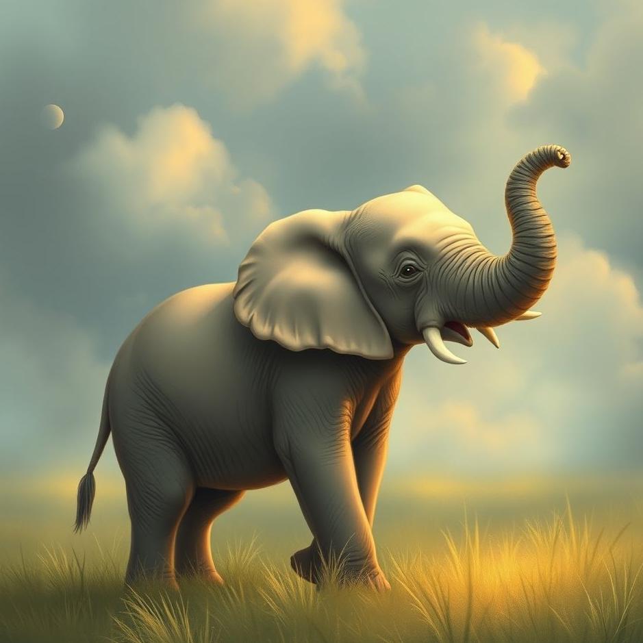 Dream : A baby elephant bite in a dream