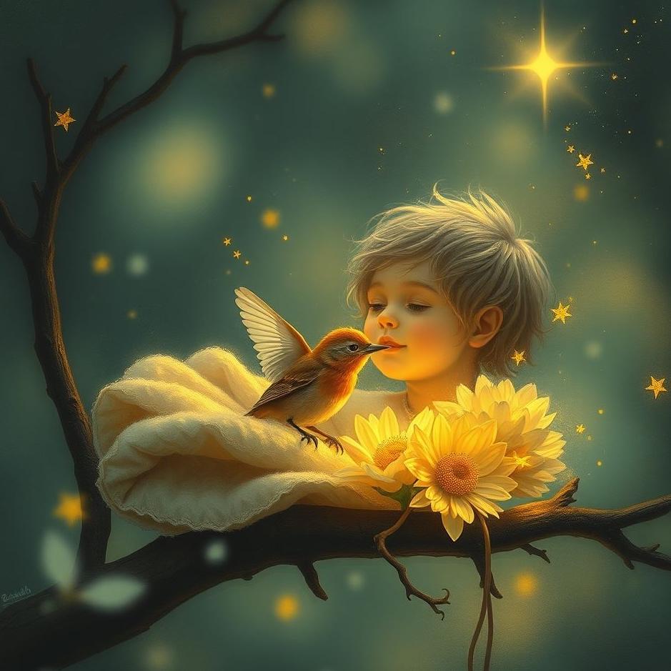 Dream : A baby nightingale in a dream