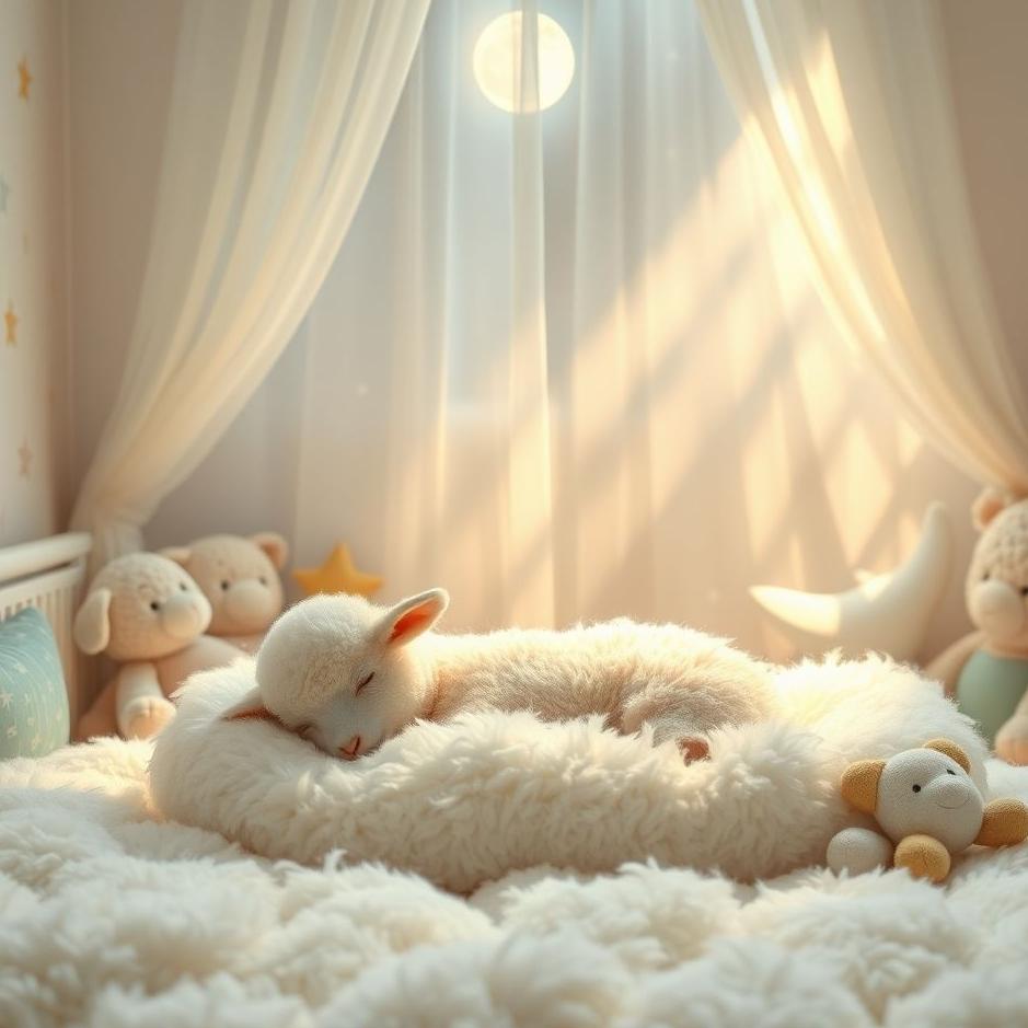 Dream : A baby sheep at home in a dream