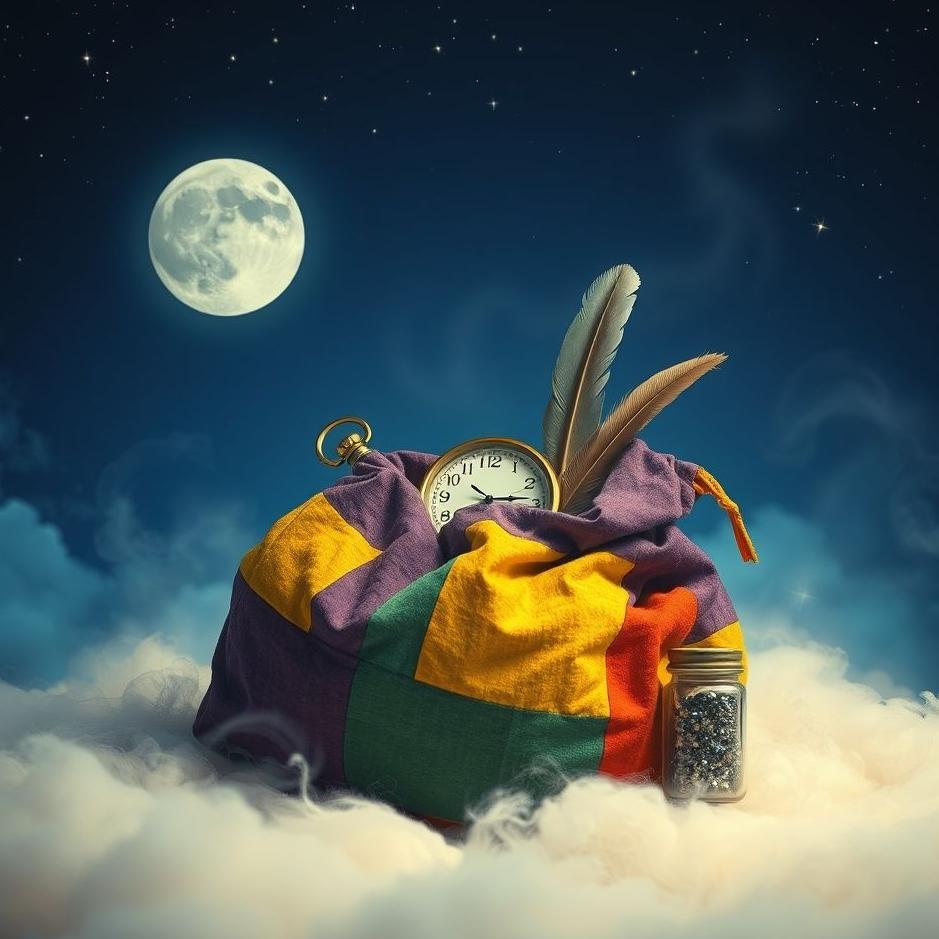 Dream : A bag of belongings in a dream