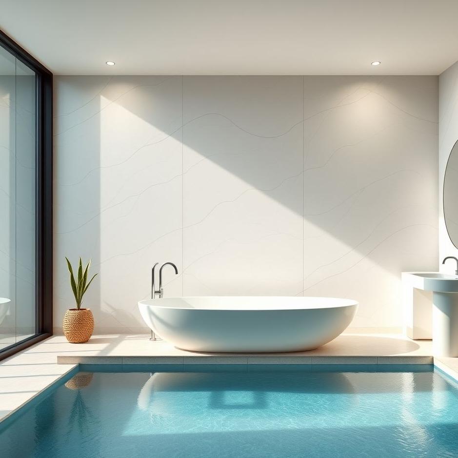 Dream : A bathroom with a pool in a dream