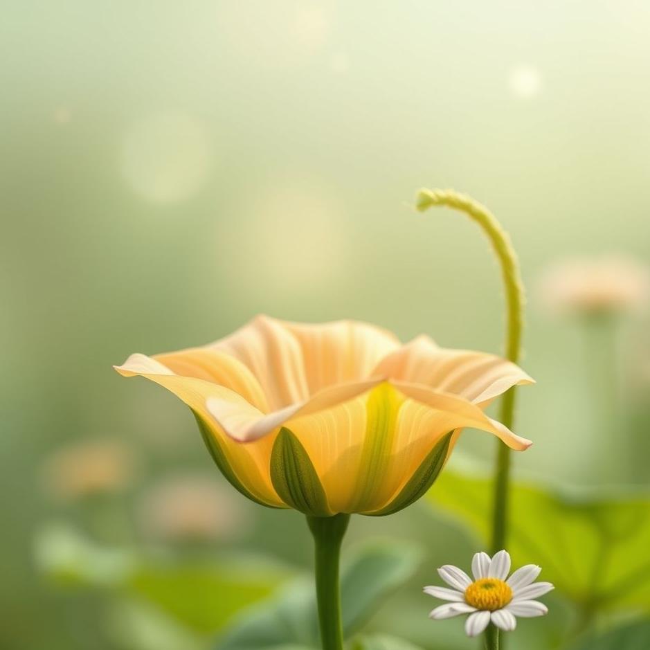 Dream : A bean flower in a dream