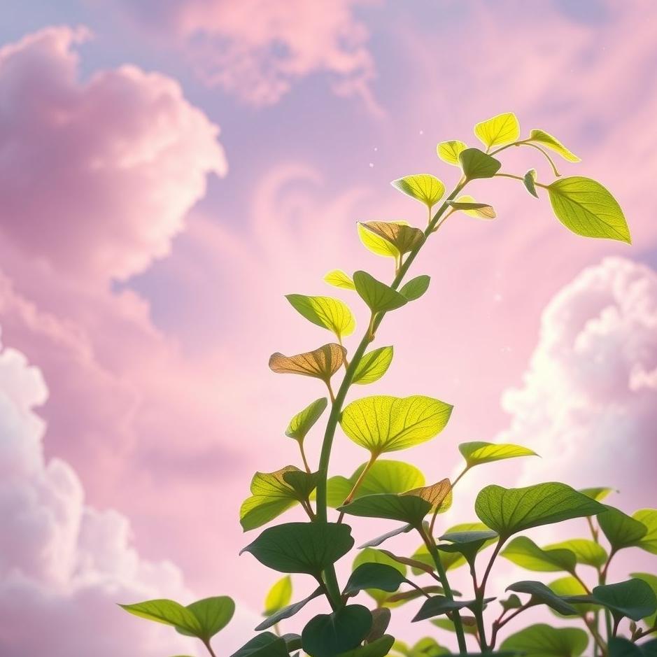 Dream : A bean plant in a dream