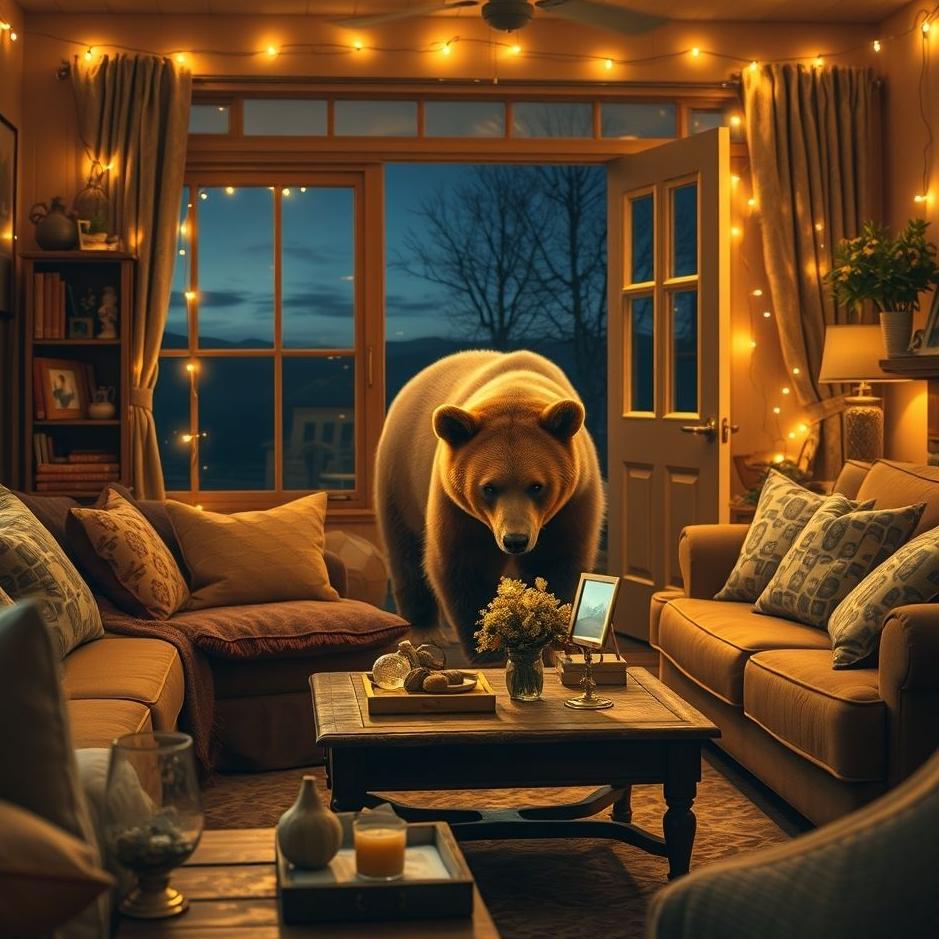 Dream : A bear enter your house in a dream