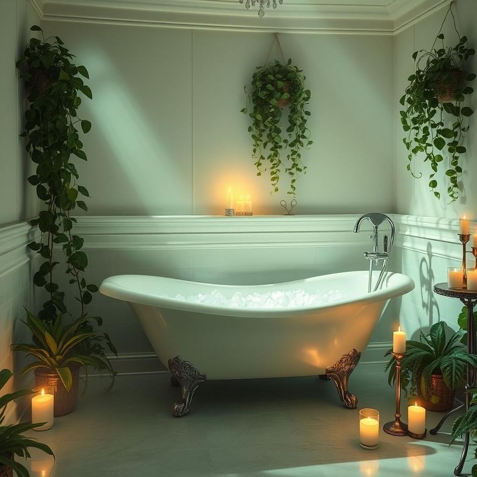Dream : A beautiful bath in a dream