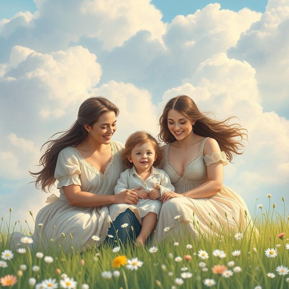 Dream : A beautiful family in a dream
