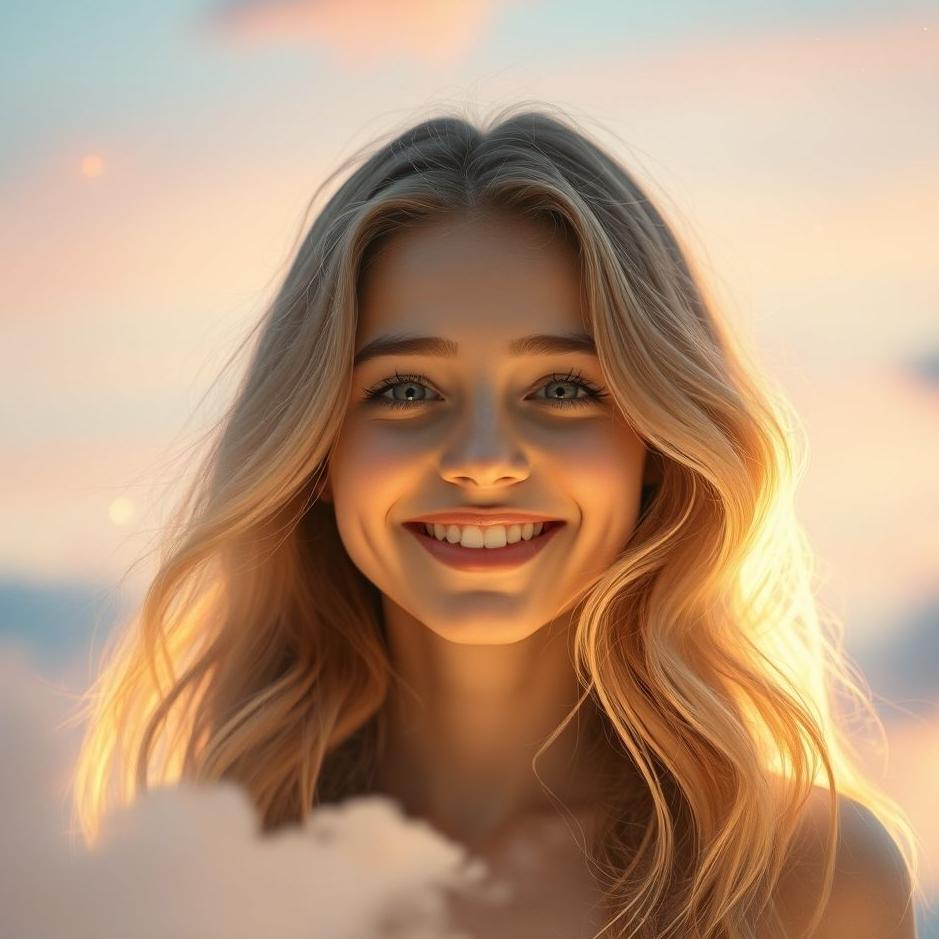 Dream : A beautiful girl's smile in a dream