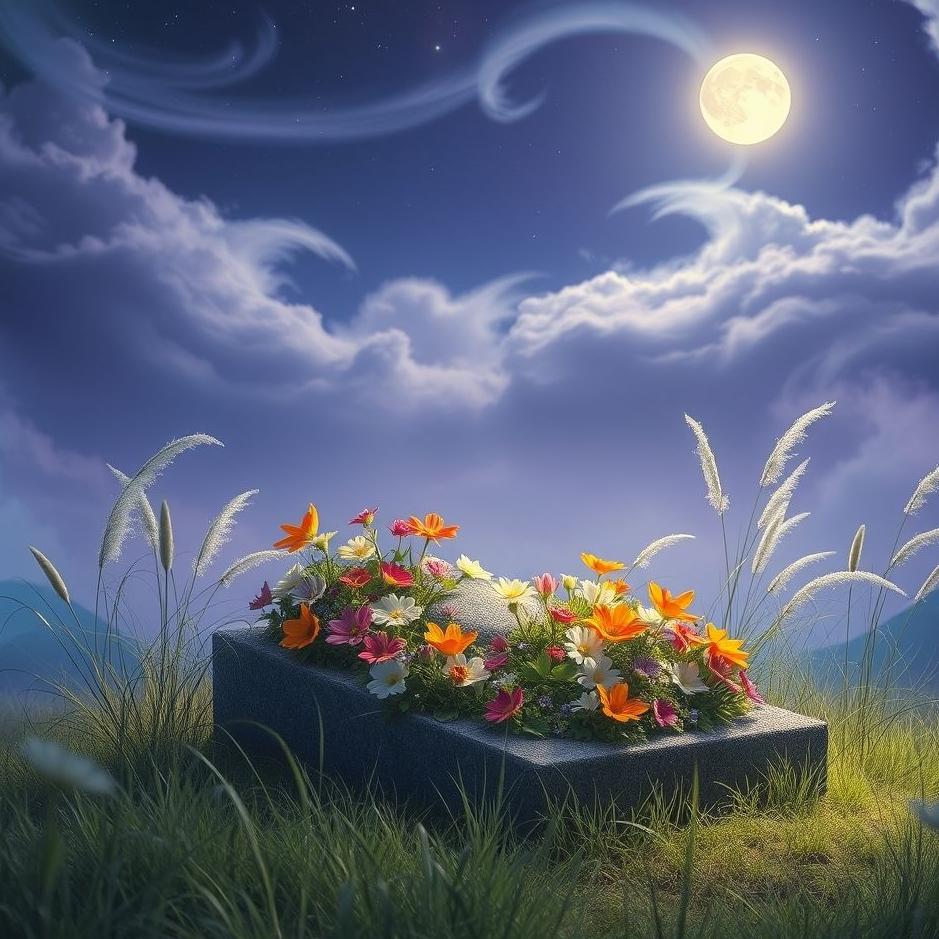Dream : A beautiful grave in a dream