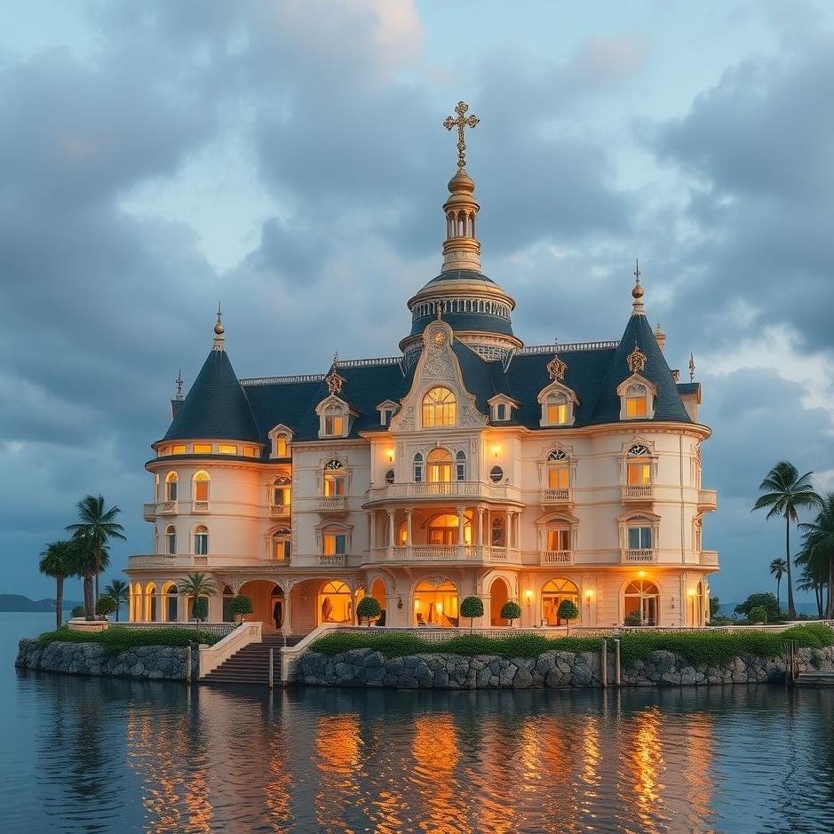 Dream : A beautiful hotel in a dream