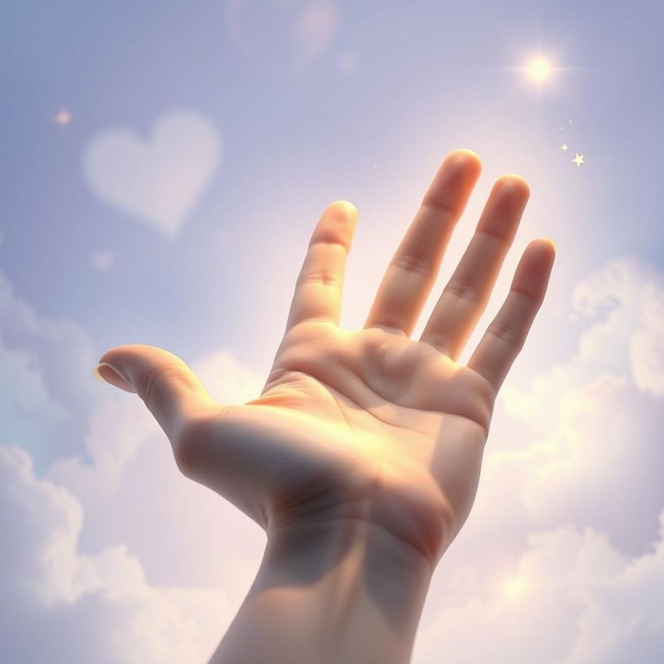 Dream : A beautiful male hand in a dream