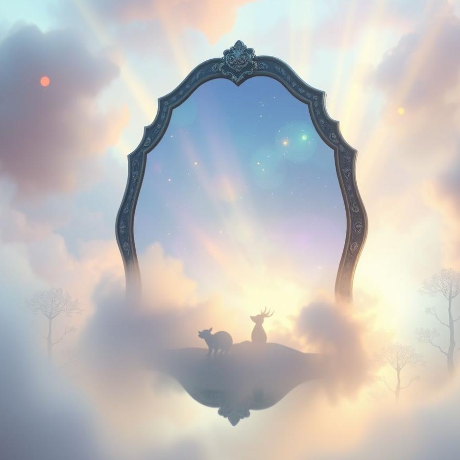 Dream : A beautiful mirror in a dream