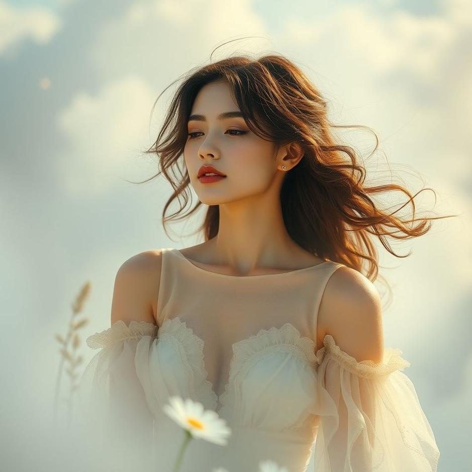 Dream : A beautiful model in a dream