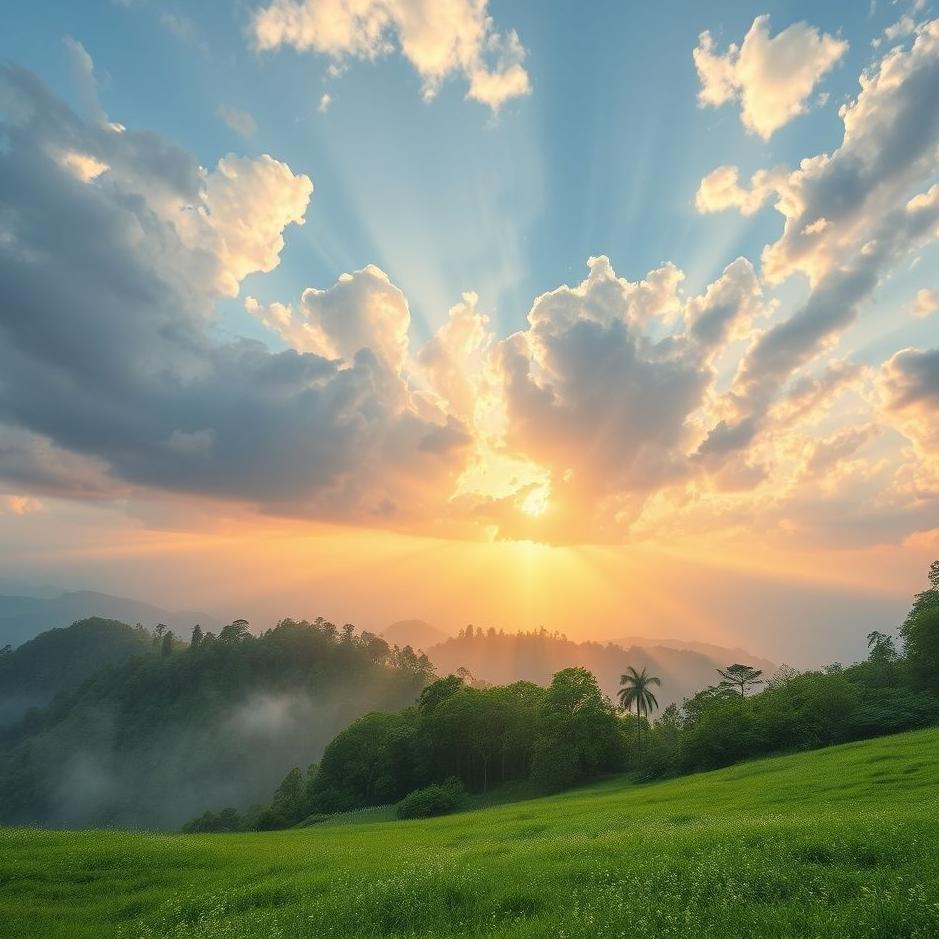 Dream : A beautiful nature in a dream