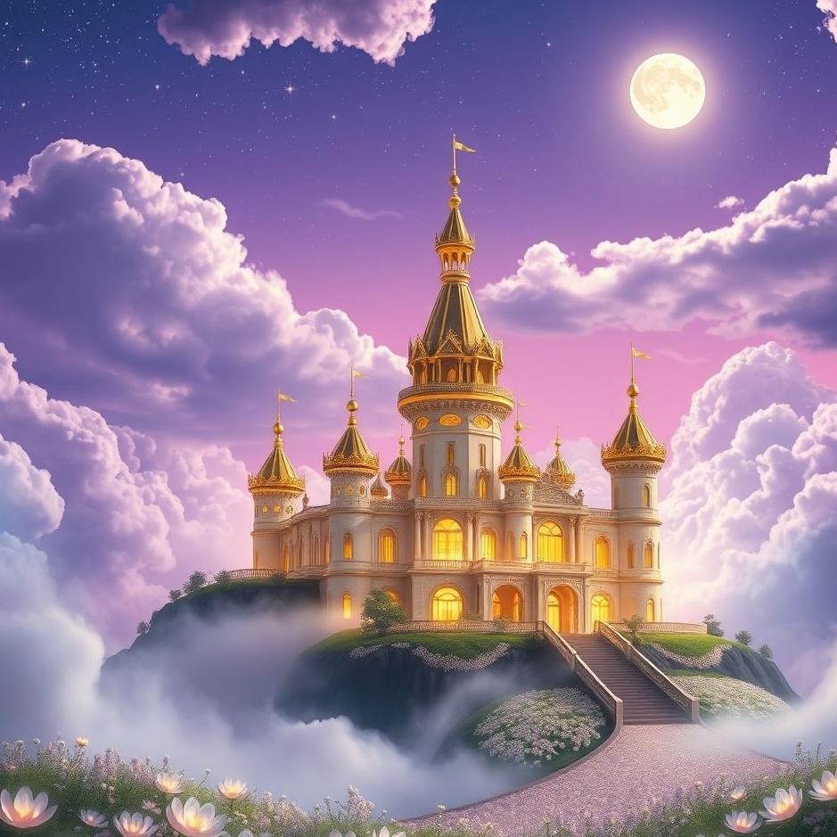 Dream : A beautiful palace in a dream