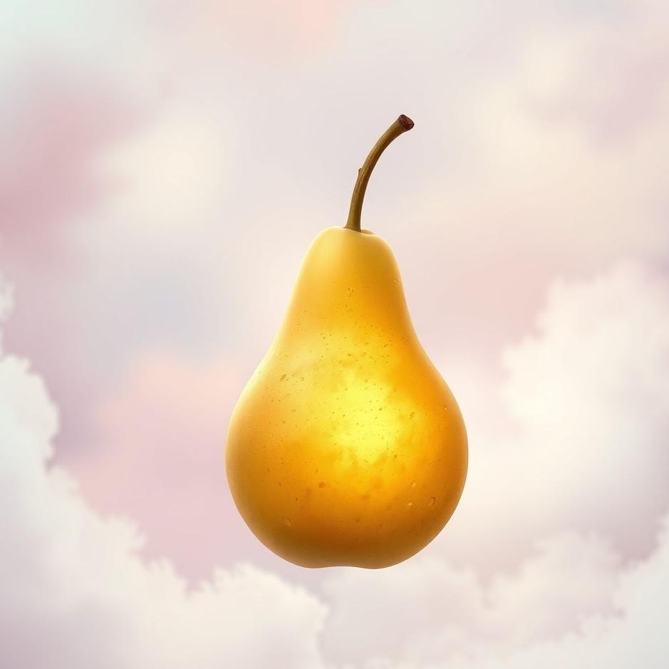 Dream : A beautiful pear in a dream