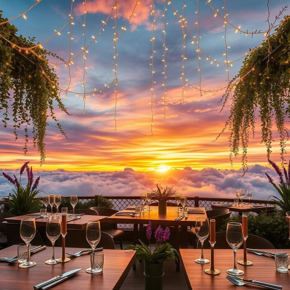 Dream : A beautiful restaurant in a dream