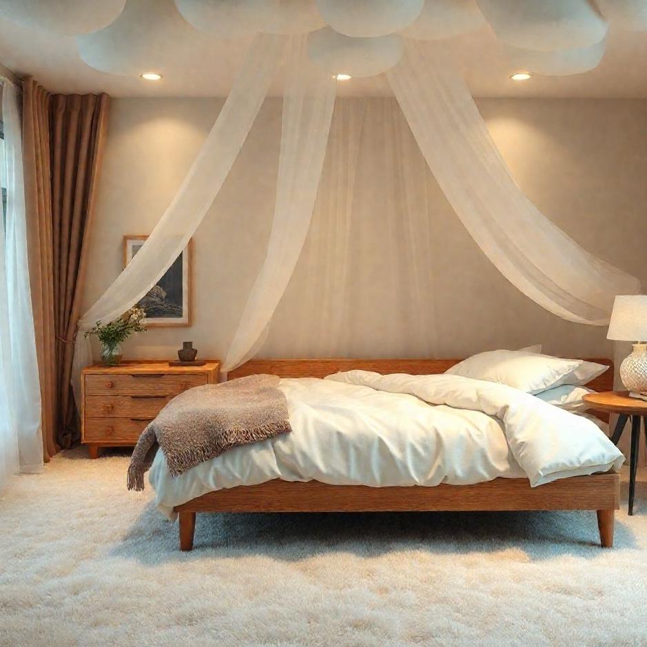 Dream : A bed all over the house in a dream