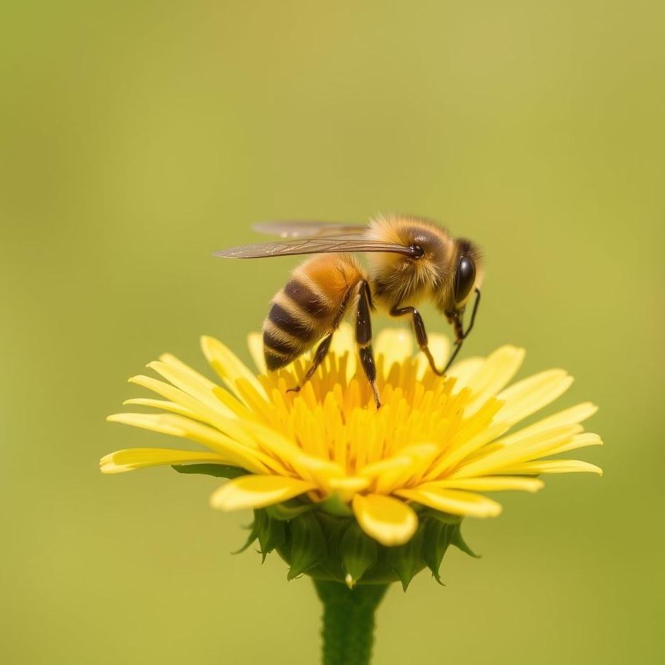 Dream : A bee landing on your head 