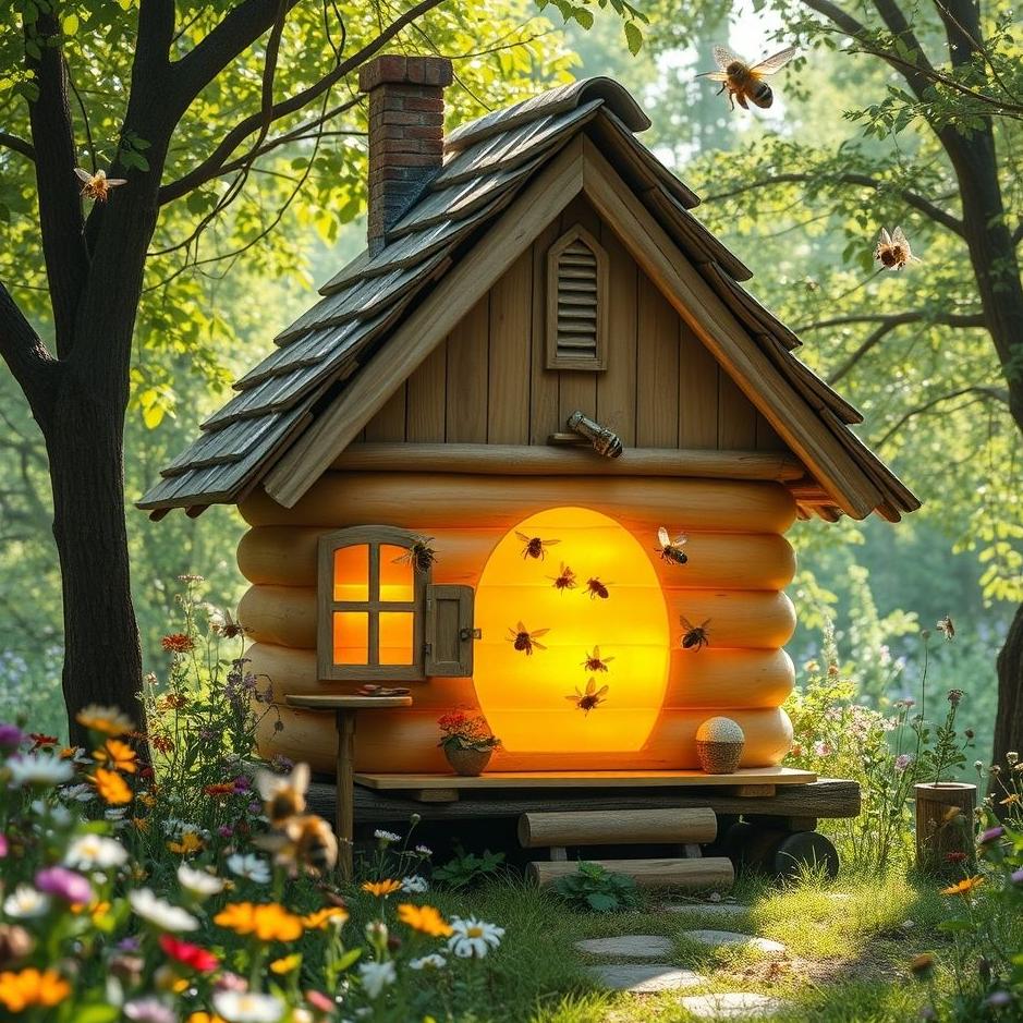 Dream : A beehive at home in a dream