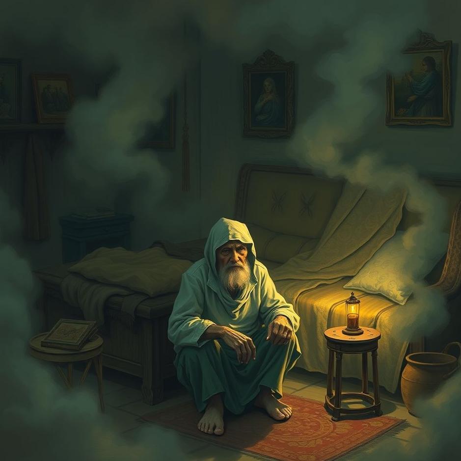 Dream : A beggar at home in a dream