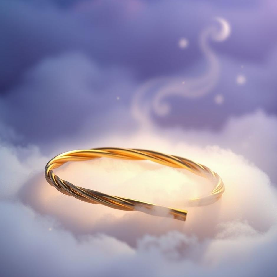 Dream : A bent gold bracelet in a dream