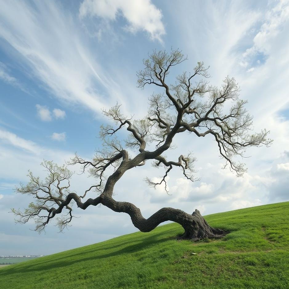 Dream : A bent tree in a dream