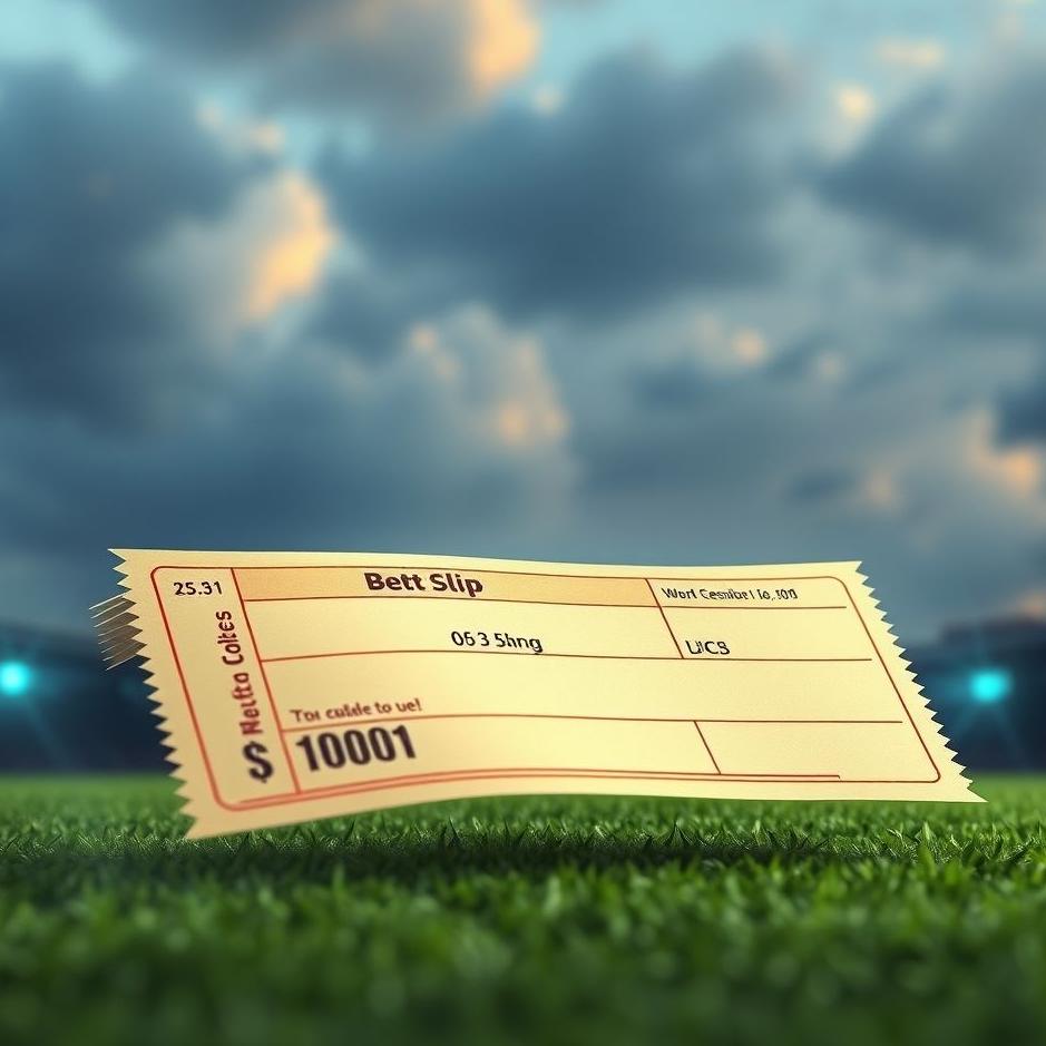 Dream : A betting slip in a dream