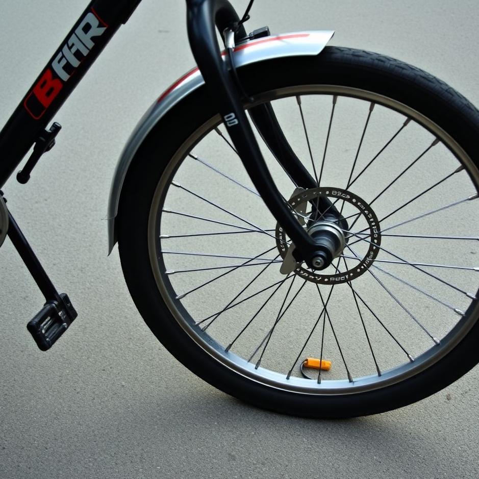 Dream : A bicycle wheel being stolen 
