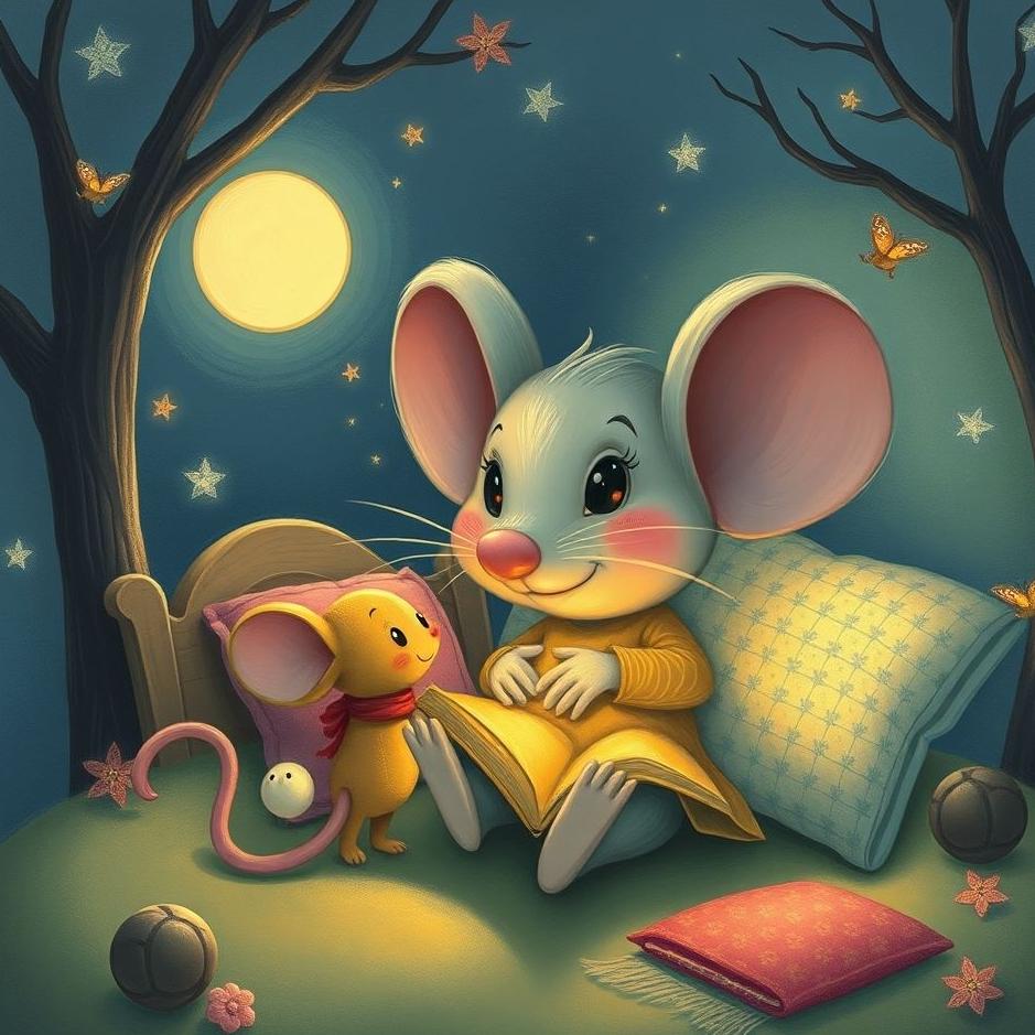 Dream : A big mouse at home in a dream