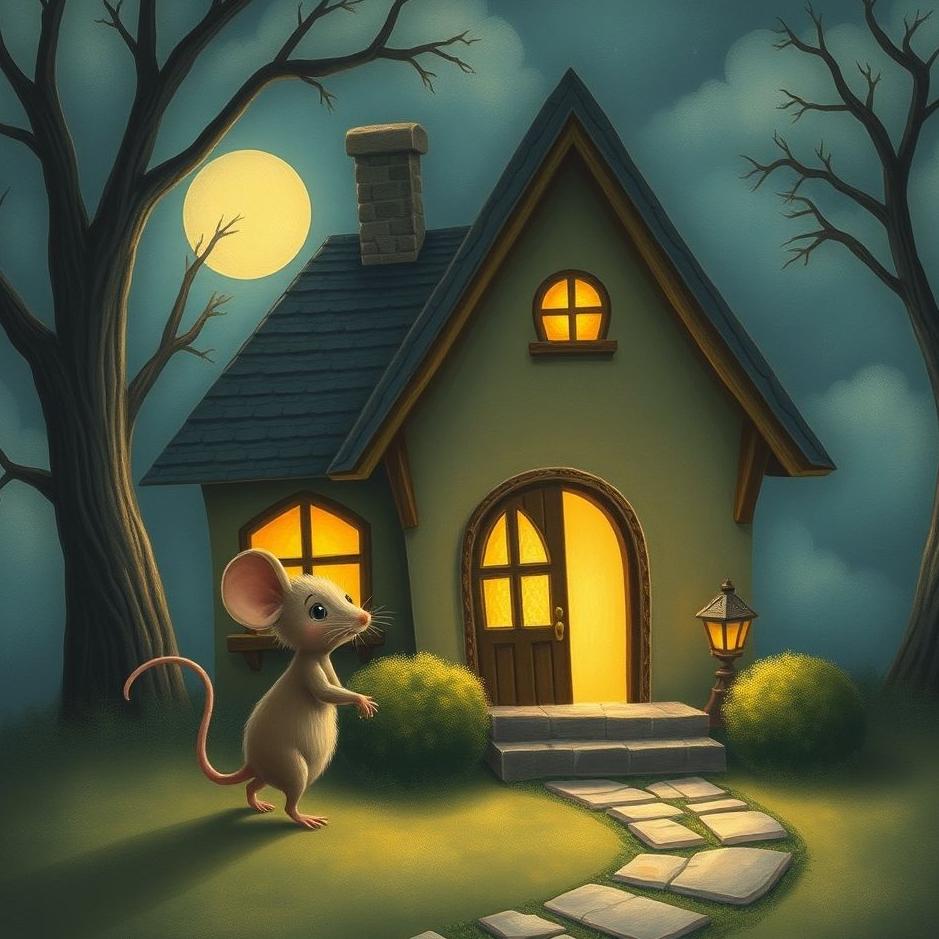 Dream : A big mouse entering the house in a dream