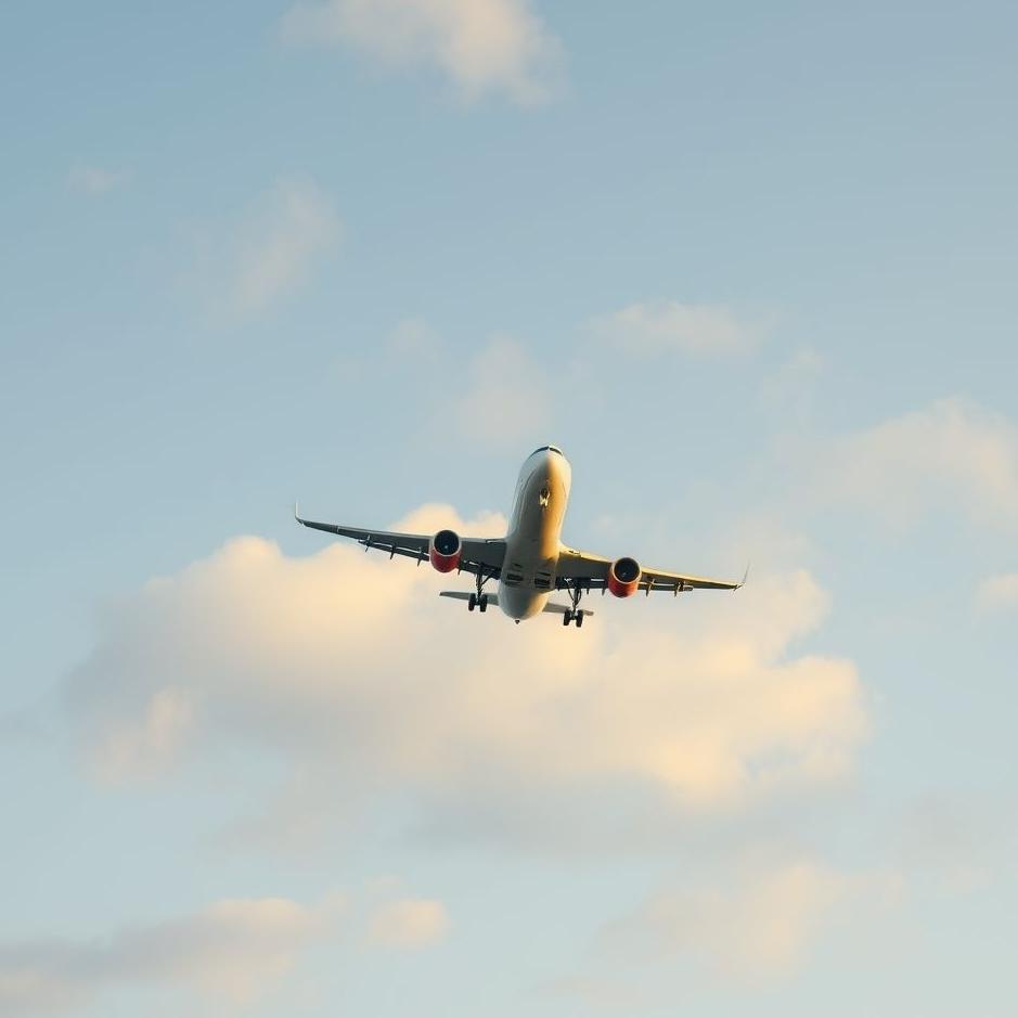 Dream : A big plane in the sky in a dream