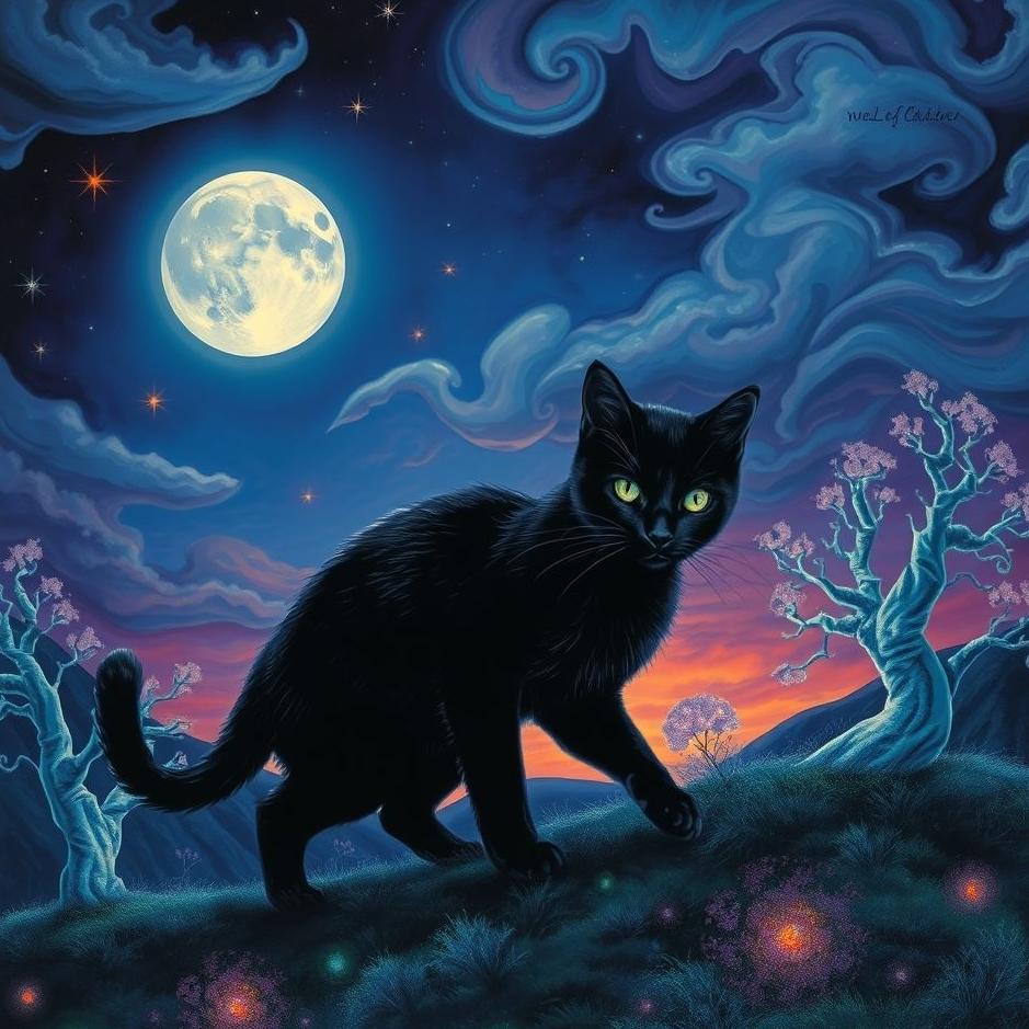Dream : A black cat in your dream