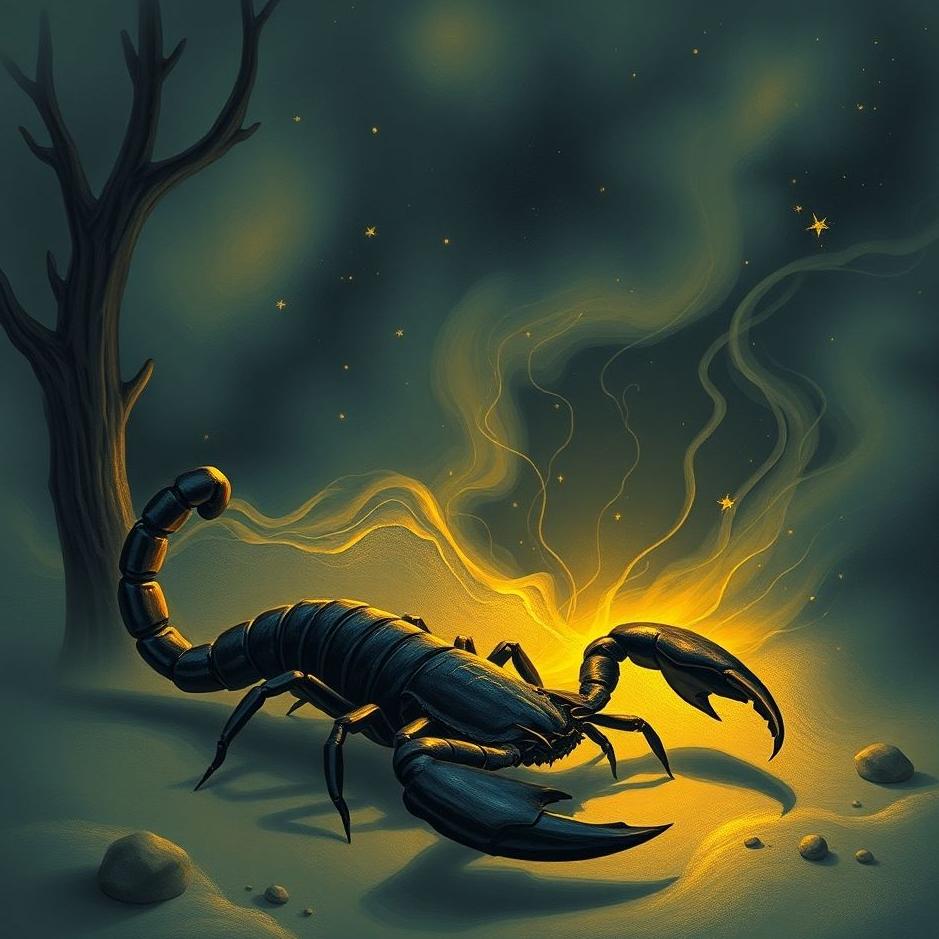 Dream Dictionary : A black scorpion at home in a dream