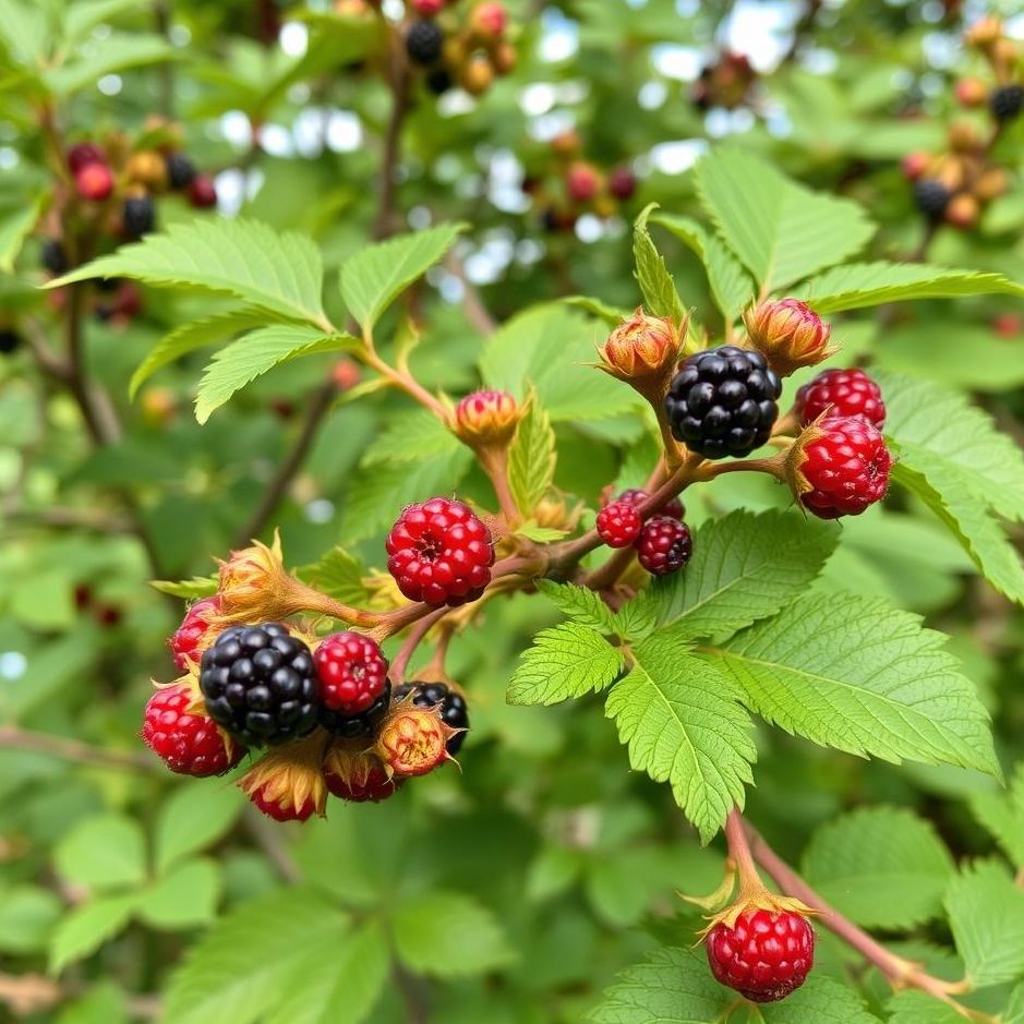 Dream : A blackberry tree 