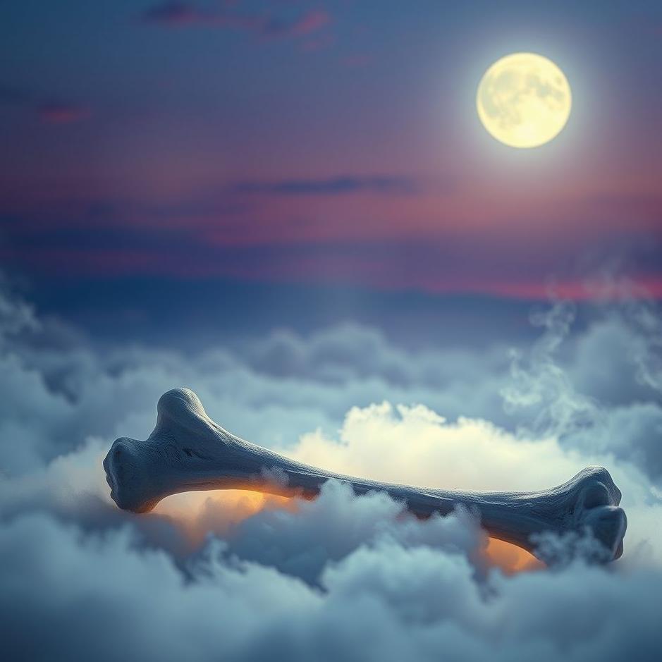 Dream : A bone without meat in a dream