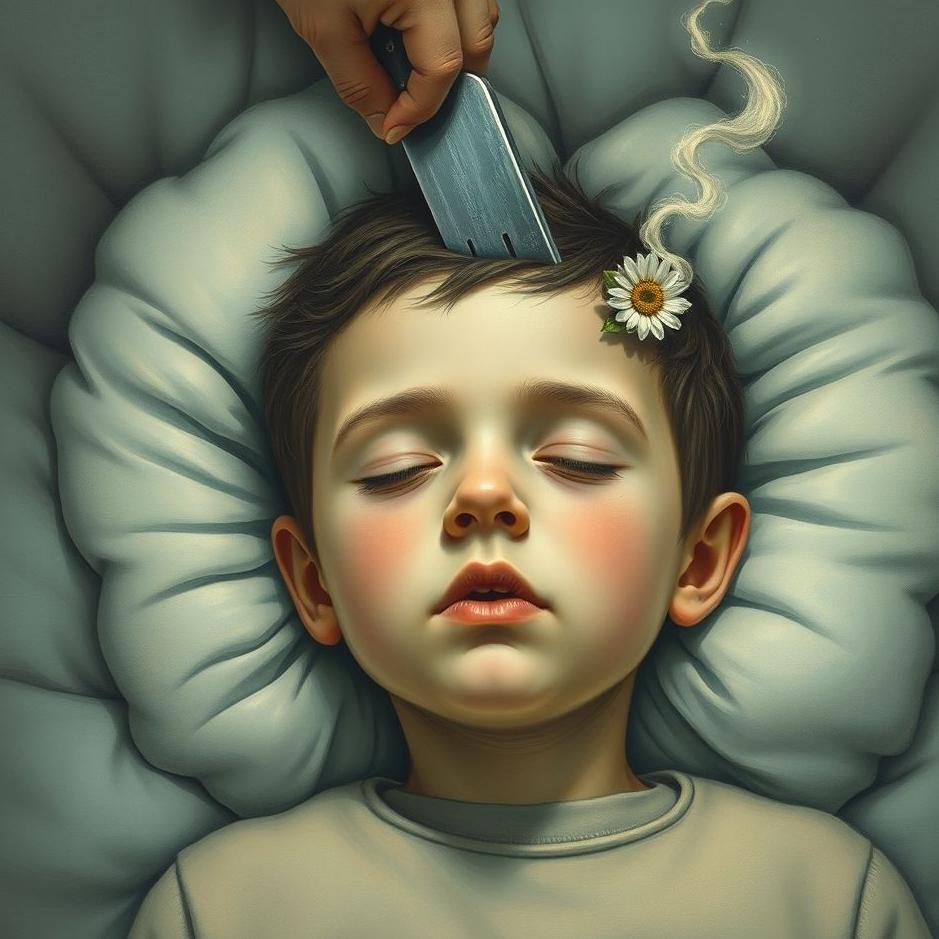Dream : A boy's head being cut off in a dream