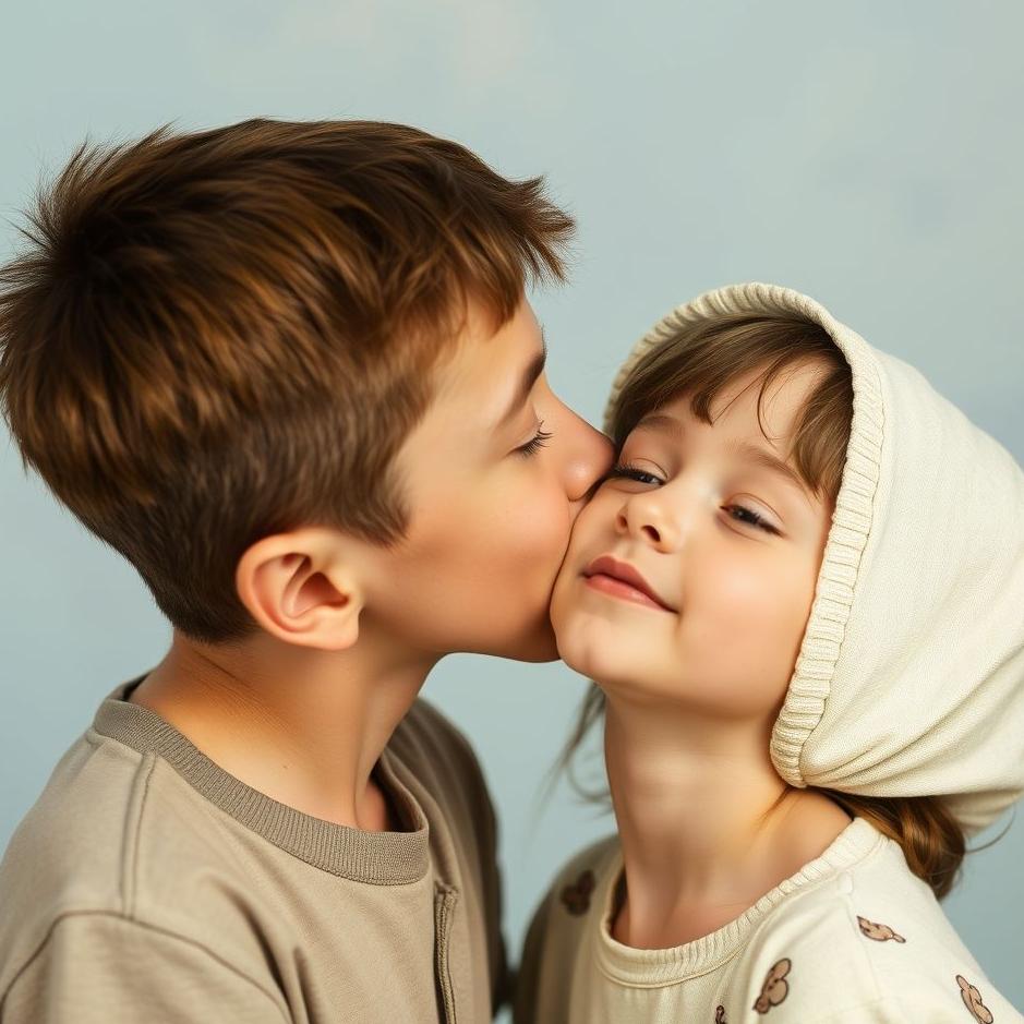 Dream : A boy kissing a girl on the neck 