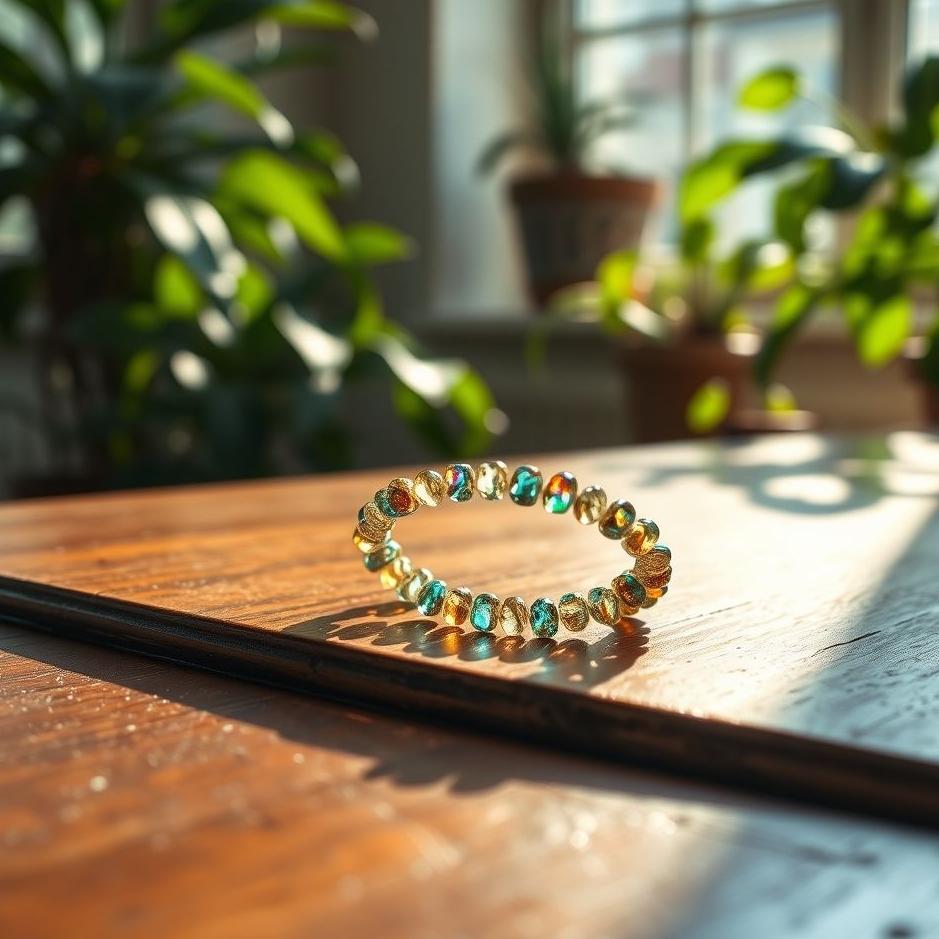 Dream : A bracelet stone falling 