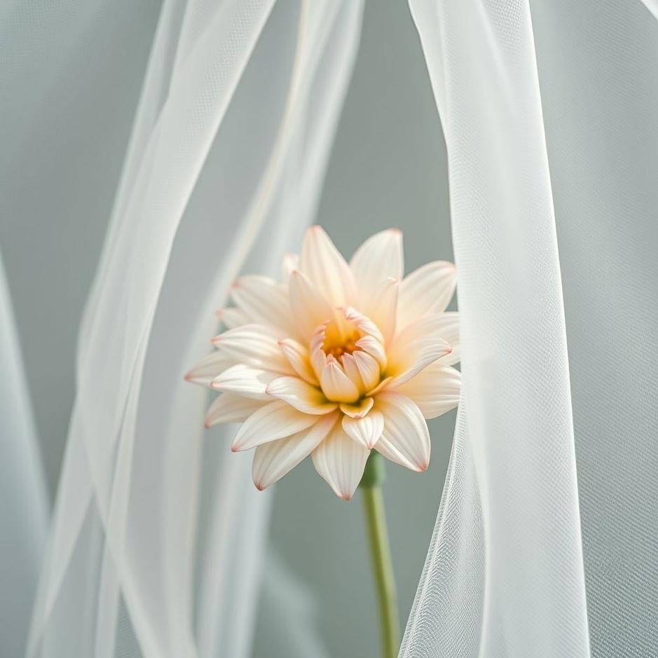 Dream : A bridal veil flower in a dream