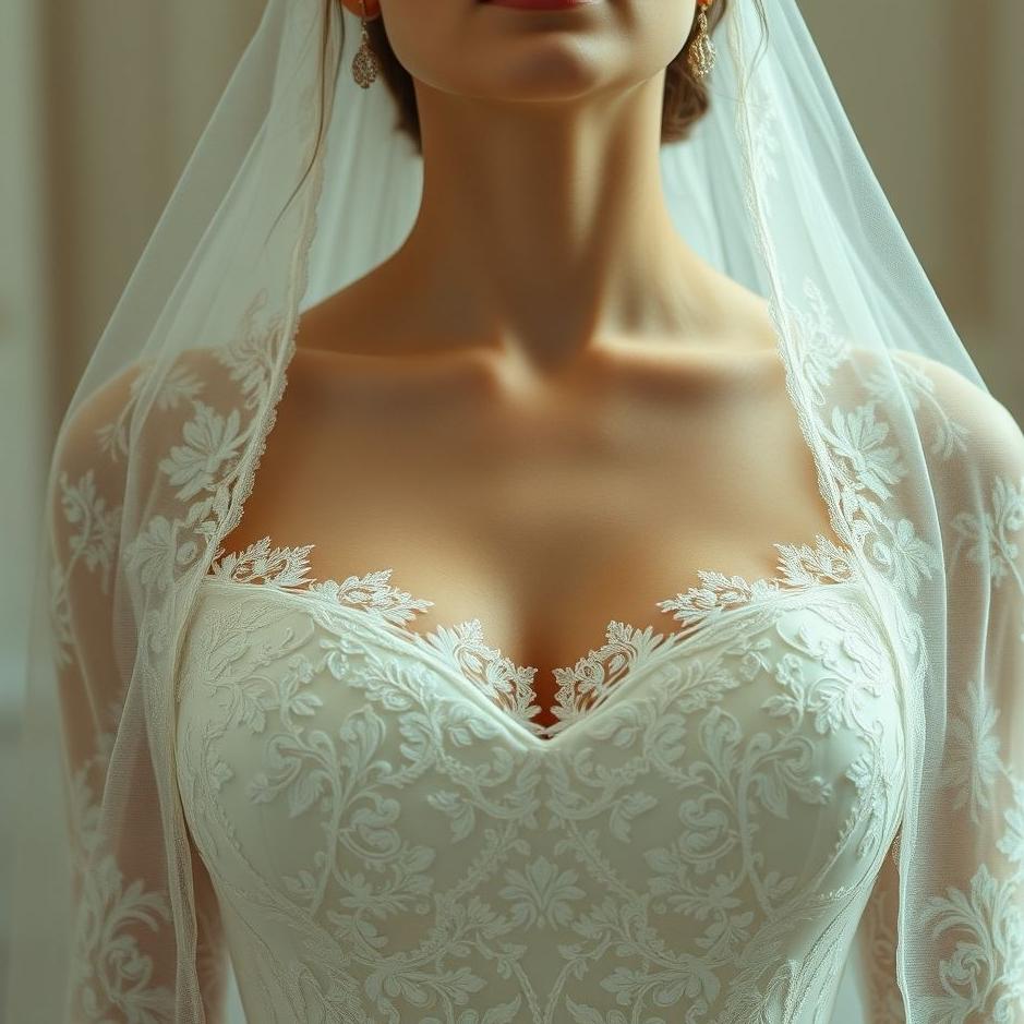 Dream : A bride's chest in a dream