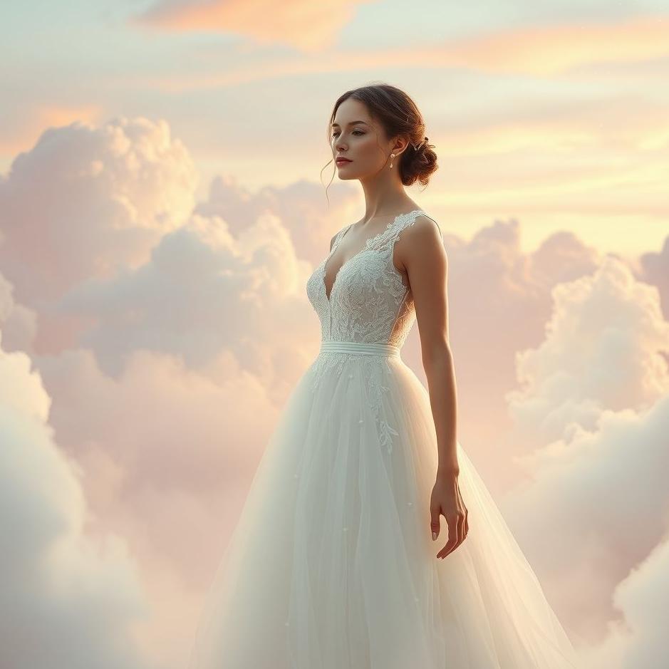 Dream : A bride's photo taken in a dream