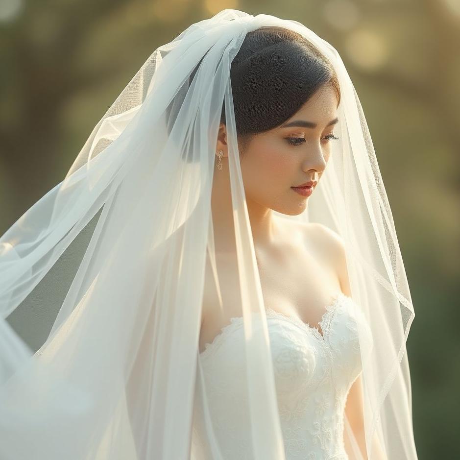 Dream : A bride and a veil in a dream