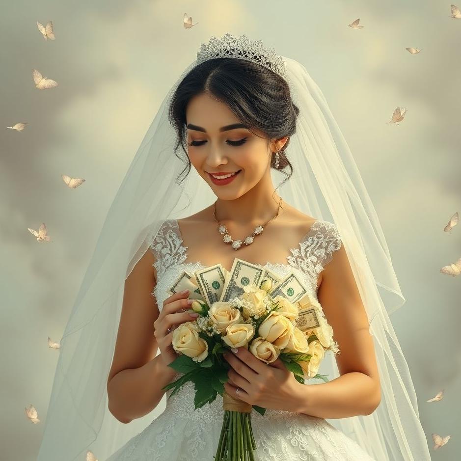Dream : A bride and money in a dream