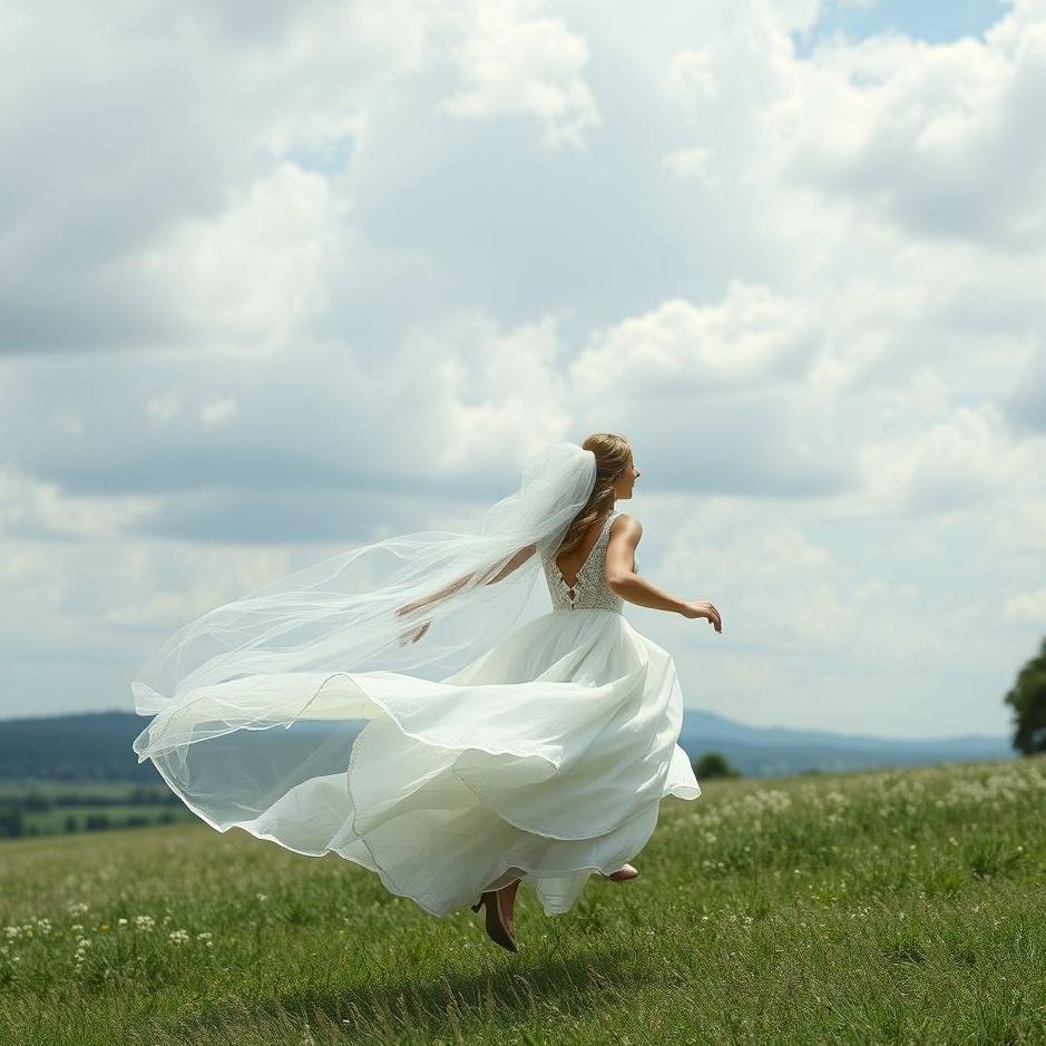 Dream : A bride and running away in a dream