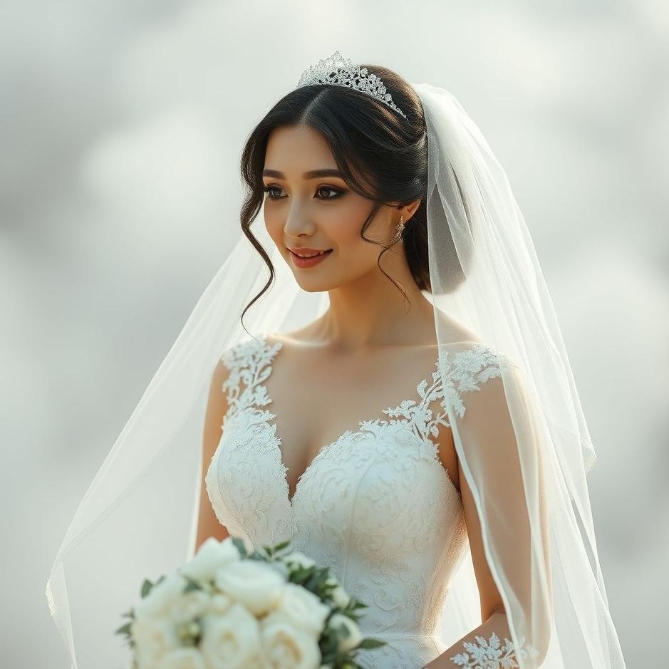 Dream : A bride in a photo in a dream