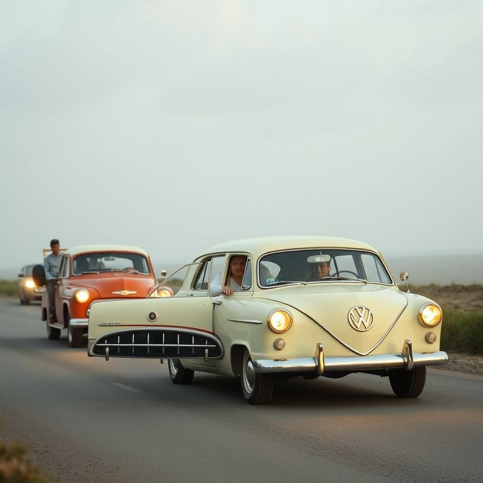 Dream : A bride-picking convoy in a dream