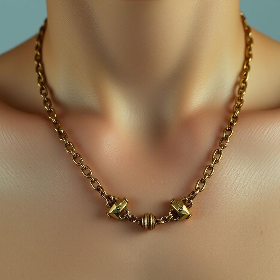 Dream : A broken necklace around your neck 