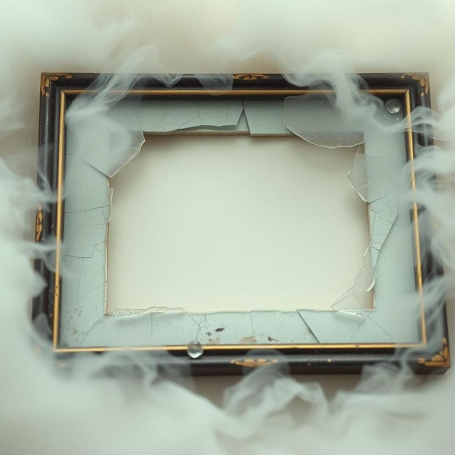 Dream : A broken photo frame in a dream