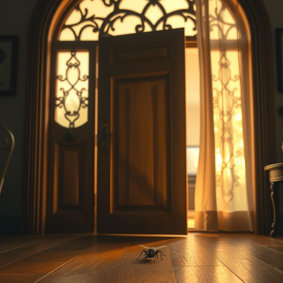 Dream : A bug entering a house in a dream