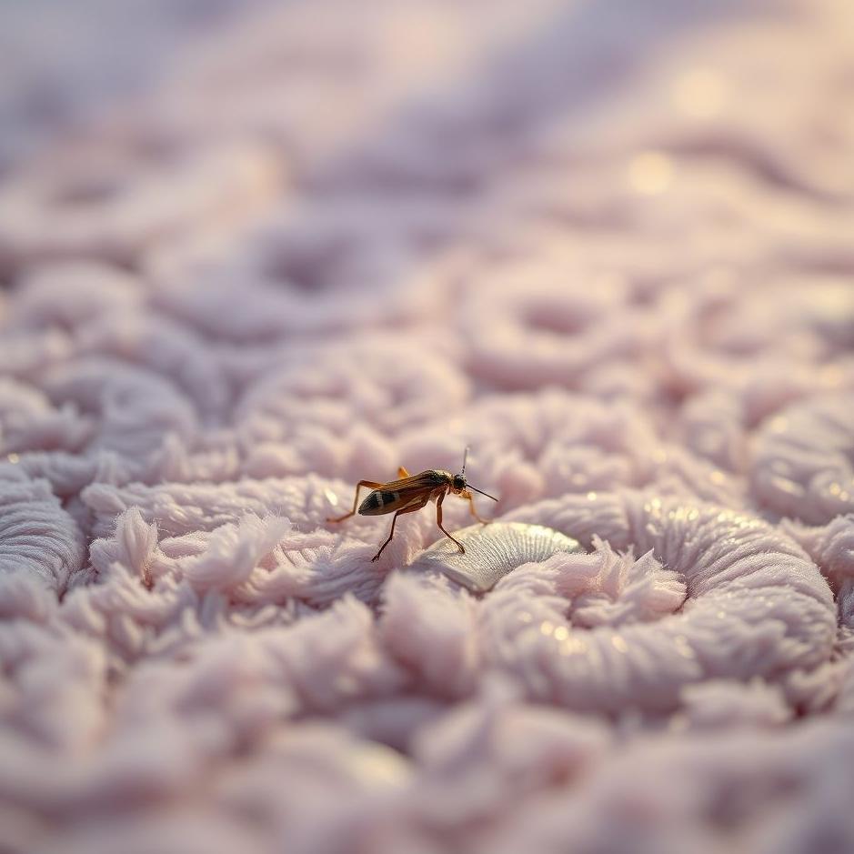 Dream : A bug on a carpet in a dream